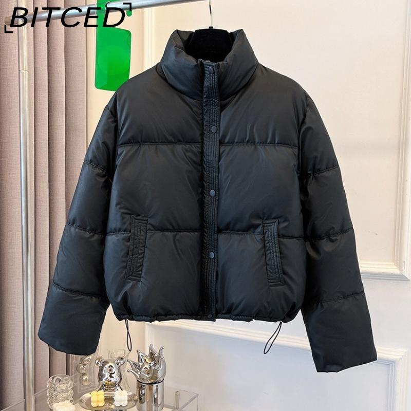 BITCED Winter Fashion Stand Collar Elegant Cropped Drawstring Thermal Padded Coat M чёрный
BITCED Winter Fashion Stand Collar Elegant Cropped Drawstring Thermal Padded Coat M чёрный