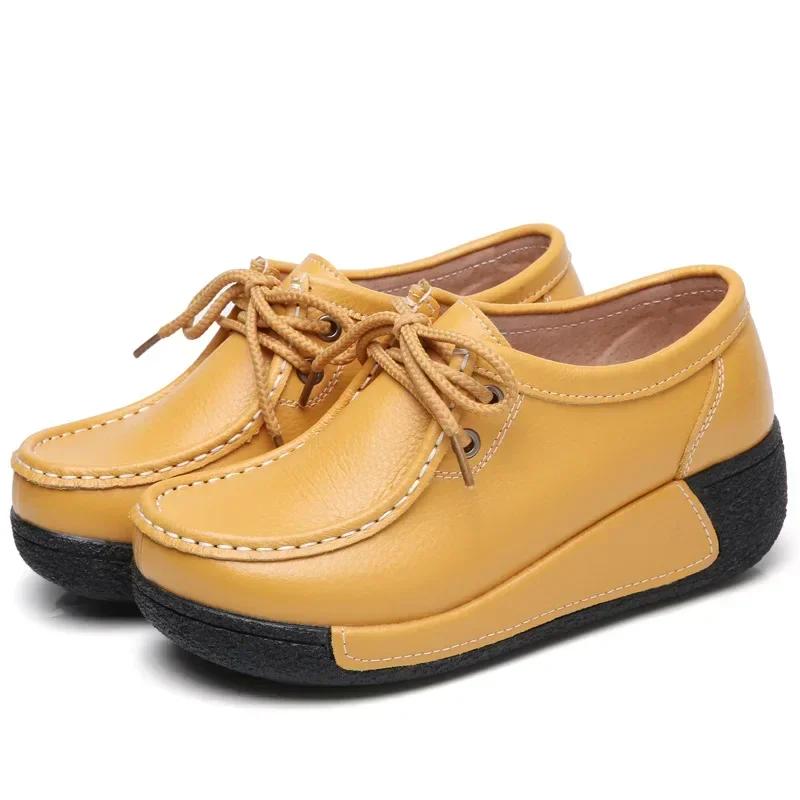 Женские мокасины, осенние новые повседневные туфли на платформе со шнуровкой, модные женские нескользящие туфли для ходьбы, женские туфли-качалки, размер 41 41 жёлтый
Женские мокасины, осенние новые повседневные туфли на платформе со шнуровкой, модные женские нескользящие туфли для ходьбы, женские туфли-качалки, размер 41 41 жёлтый