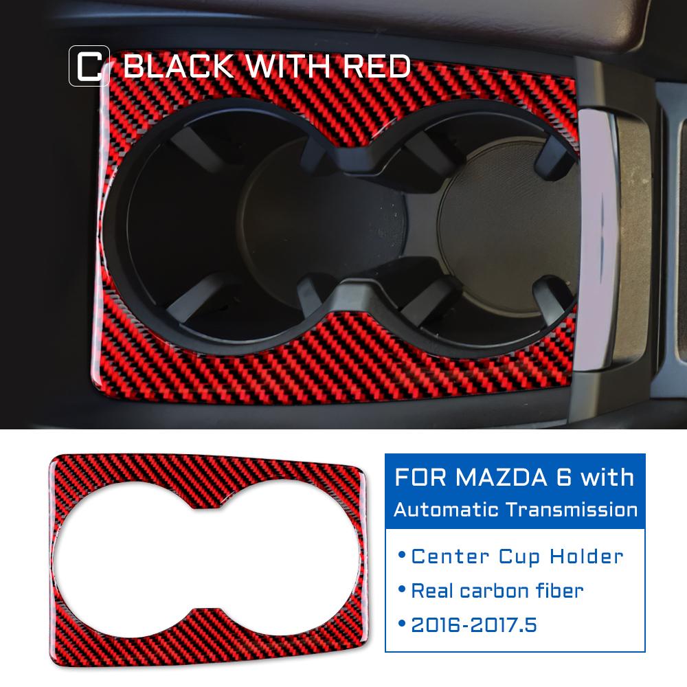 Real Carbon Fiber Car Center Water Cup Holder Frame Sticker for Mazda 6 Automatic Transmission 2016 2017 Trim Accessories
Real Carbon Fiber Car Center Water Cup Holder Frame Sticker for Mazda 6 Automatic Transmission 2016 2017 Trim Accessories