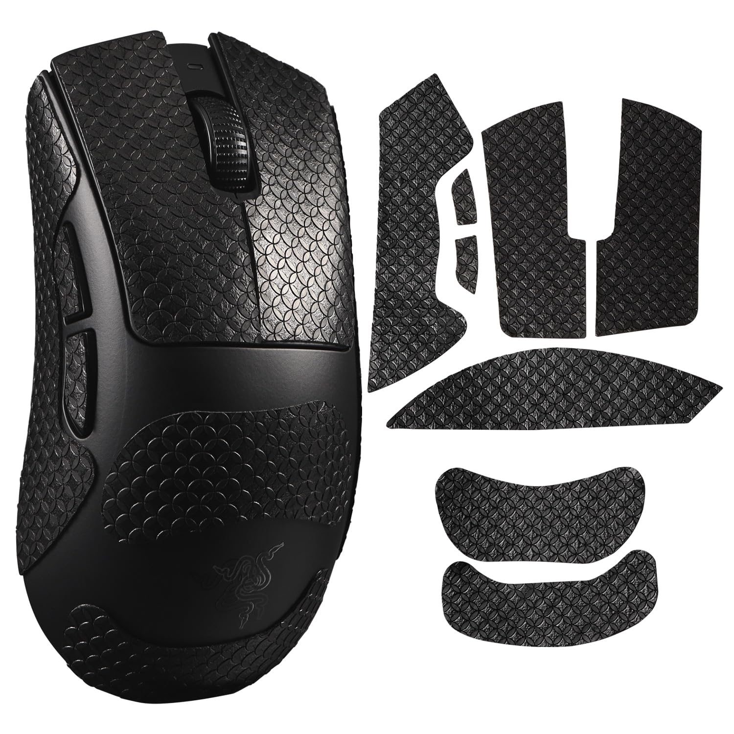 IMMOENUC Mouse Grip Tape Applicable Deathadder V3 HyperSpeed Mouse Tape PVC Material Уплотнение впитывает пот кожи и предотвращает скольжение Противоскользящее (черный)
IMMOENUC Mouse Grip Tape Applicable Deathadder V3 HyperSpeed Mouse Tape PVC Material Уплотнение впитывает пот кожи и предотвращает скольжение Противоскользящее (черный)