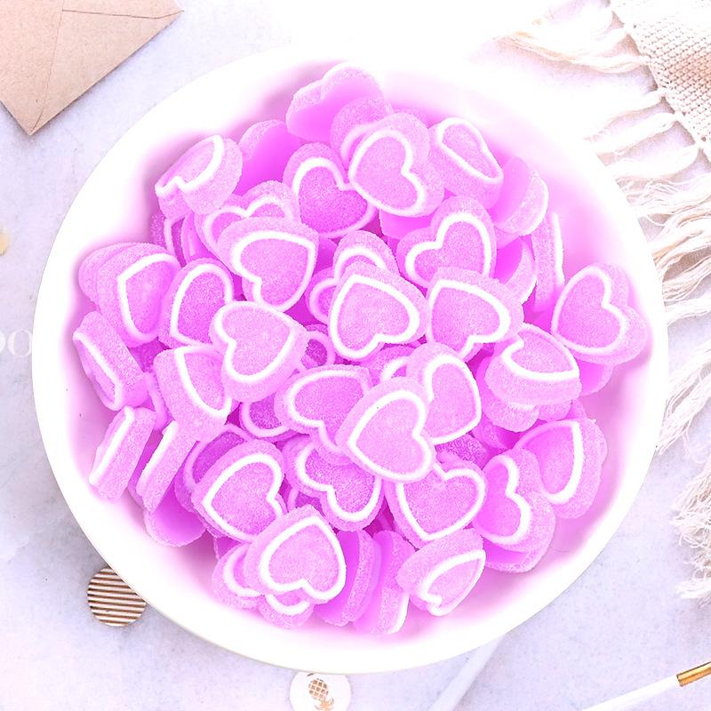 20 Pcs New Cute Mini Cartoon Heart-Shaped Candy Rubber Resin Flat Cabochons Scrapbook Diy Wedding Hairpin Accessories Craft G14
20 Pcs New Cute Mini Cartoon Heart-Shaped Candy Rubber Resin Flat Cabochons Scrapbook Diy Wedding Hairpin Accessories Craft G14