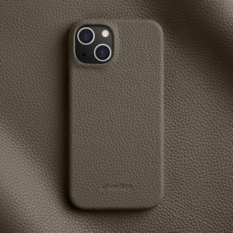 MELKCO For iPhone 13 6.1 inch Large Opening Anti-drop Cover Genuine Cow Leather+PC Phone Case Grey
MELKCO For iPhone 13 6.1 inch Large Opening Anti-drop Cover Genuine Cow Leather+PC Phone Case Grey