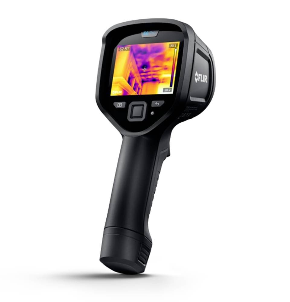 Тепловізійна камера FLIR E6 Pro 43200 пікселів з потоковою передачею Wi-Fi, 2-річна гарантія, номер деталі виробника 13302-0201
Тепловізійна камера FLIR E6 Pro 43200 пікселів з потоковою передачею Wi-Fi, 2-річна гарантія, номер деталі виробника 13302-0201