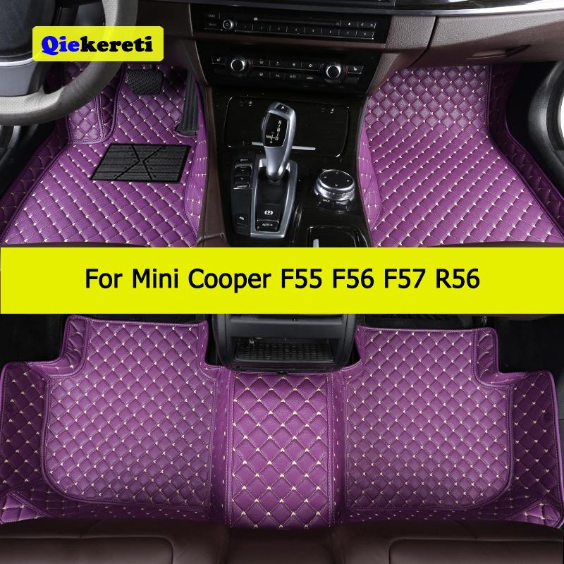QIEKERETI пользовательские автомобильные коврики для Mini Cooper F55 F56 F57 R56 авто ковры Foot Coche
QIEKERETI пользовательские автомобильные коврики для Mini Cooper F55 F56 F57 R56 авто ковры Foot Coche