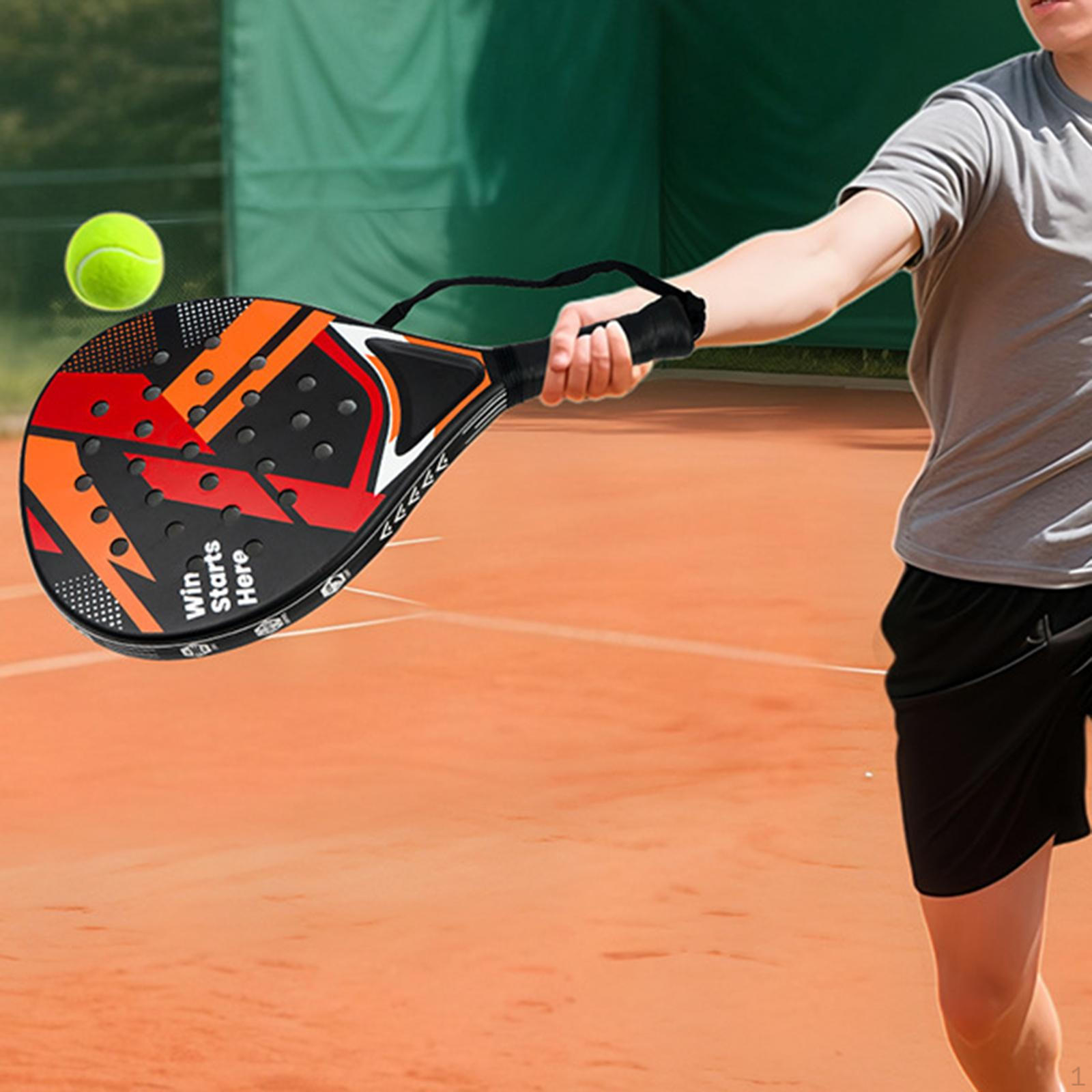 Ракетка для паделу Epe Core Sports Легка тенісна ракетка Фізичне обладнання для парку Батьки та діти black and red
Ракетка для паделу Epe Core Sports Легка тенісна ракетка Фізичне обладнання для парку Батьки та діти black and red