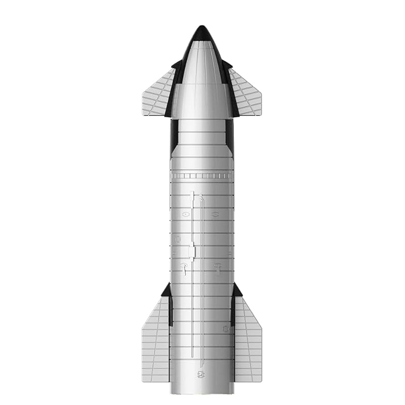 SpaceX Starship Rocket Model Gift - Dragon spaceship heavy falcon rocket toy with metallic texture Desktop Ornament, Aerospace Collectible Ideal Gift
SpaceX Starship Rocket Model Gift - Dragon spaceship heavy falcon rocket toy with metallic texture Desktop Ornament, Aerospace Collectible Ideal Gift