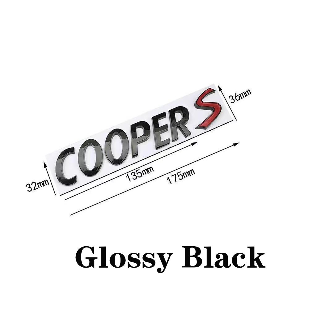 3D Black Chrome Letters Car Rear Trunk Front Grille Emblem Badge Sticker Styling Accessories For Mini Cooper S R56 R53 R60 F56
3D Black Chrome Letters Car Rear Trunk Front Grille Emblem Badge Sticker Styling Accessories For Mini Cooper S R56 R53 R60 F56