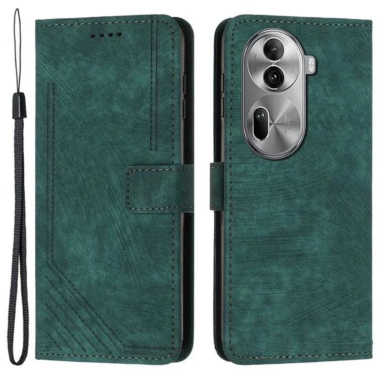 For Oppo Reno11 Pro 5G (Global) / Reno11 (China) 5G Case Lines Imprinted PU Leather Phone Cover
For Oppo Reno11 Pro 5G (Global) / Reno11 (China) 5G Case Lines Imprinted PU Leather Phone Cover
