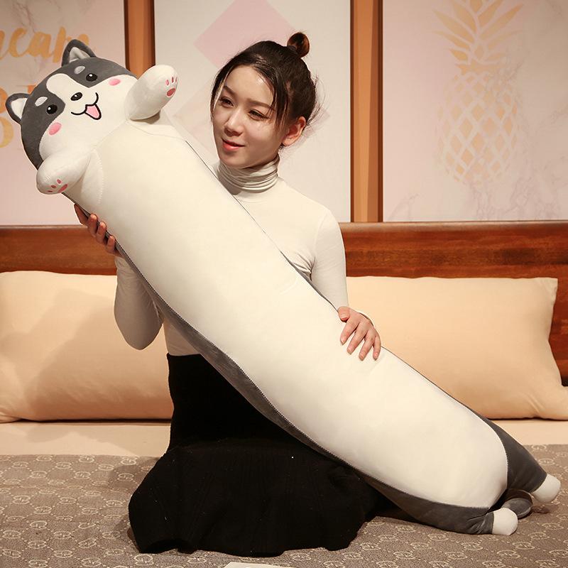 Non-Toxic Cartoon Animal Dinosaur Cat Rabbit Husky Bread Plush Toys Stuffed Soft Long Sleep Pillow Doll Cushion Gift 85cm
Non-Toxic Cartoon Animal Dinosaur Cat Rabbit Husky Bread Plush Toys Stuffed Soft Long Sleep Pillow Doll Cushion Gift 85cm