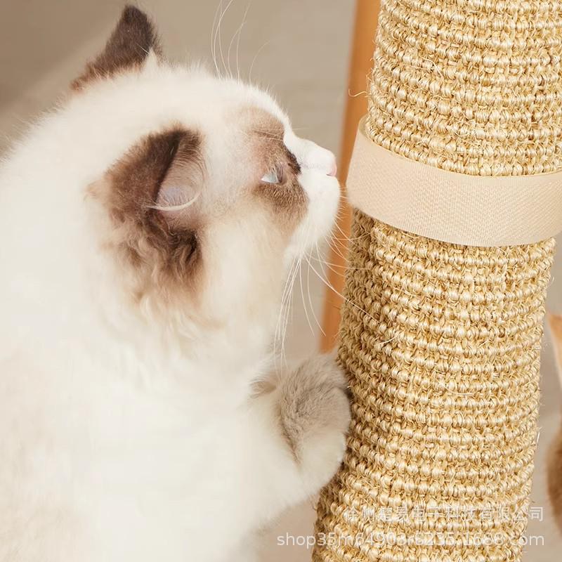 Sisal Cat Scratching Post with Vertical Wall Sticker - Durable, Scratch-Resistant, Non-Shedding. 20x20
Sisal Cat Scratching Post with Vertical Wall Sticker - Durable, Scratch-Resistant, Non-Shedding. 20x20