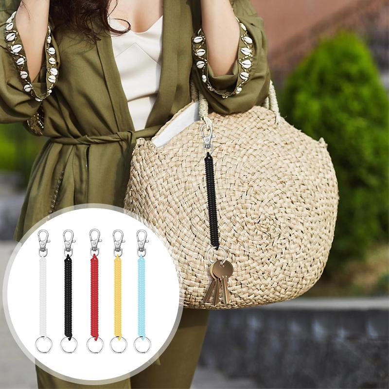 1PC Spring Loop Charm Colourful Spring Loop Keychain Lanyard Keyring Chain Retractable Anti-Lost Rope Plastic Multicolour
1PC Spring Loop Charm Colourful Spring Loop Keychain Lanyard Keyring Chain Retractable Anti-Lost Rope Plastic Multicolour