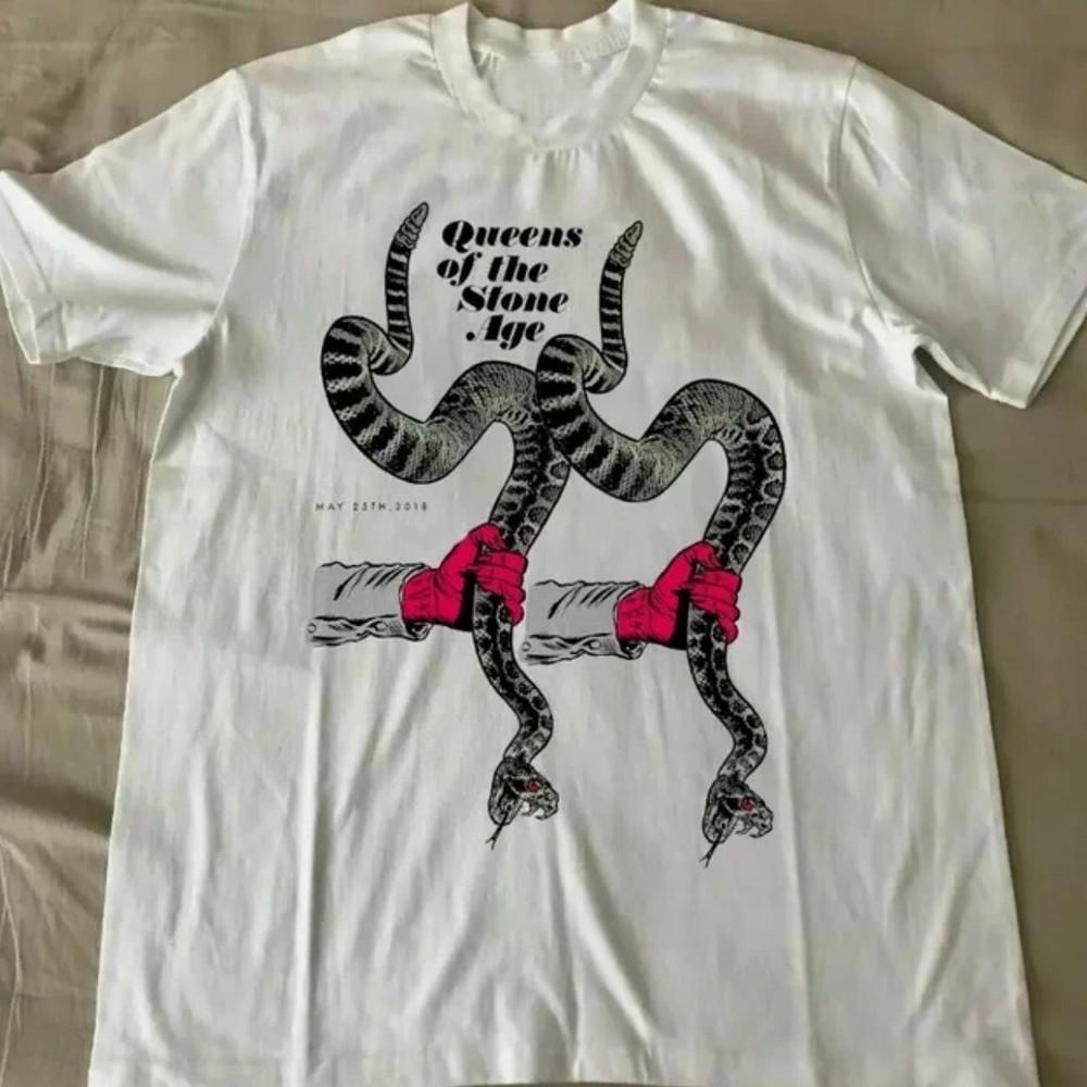 Rare Queens of the Stone Age WHite Short Sleeve Shirt All Size Unisex SG991 Unisex T-Shirt L
Rare Queens of the Stone Age WHite Short Sleeve Shirt All Size Unisex SG991 Unisex T-Shirt L