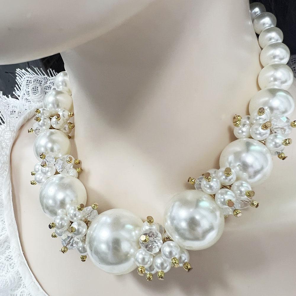 Artificial Pearl Bead Necklace with Versatile Temperament and Fashionable Necklace білий
Artificial Pearl Bead Necklace with Versatile Temperament and Fashionable Necklace білий