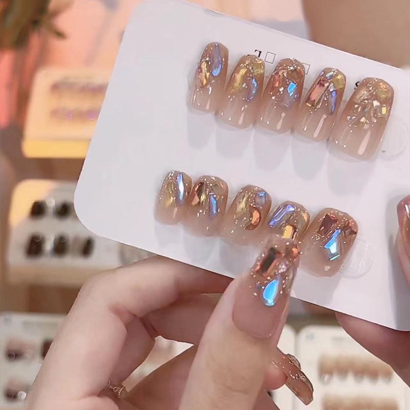 Handmade Removable Press-On Nails – Hot Style Nail Art Tips, Myrrhad Nail Patches Gel Glue Kit
Handmade Removable Press-On Nails – Hot Style Nail Art Tips, Myrrhad Nail Patches Gel Glue Kit
