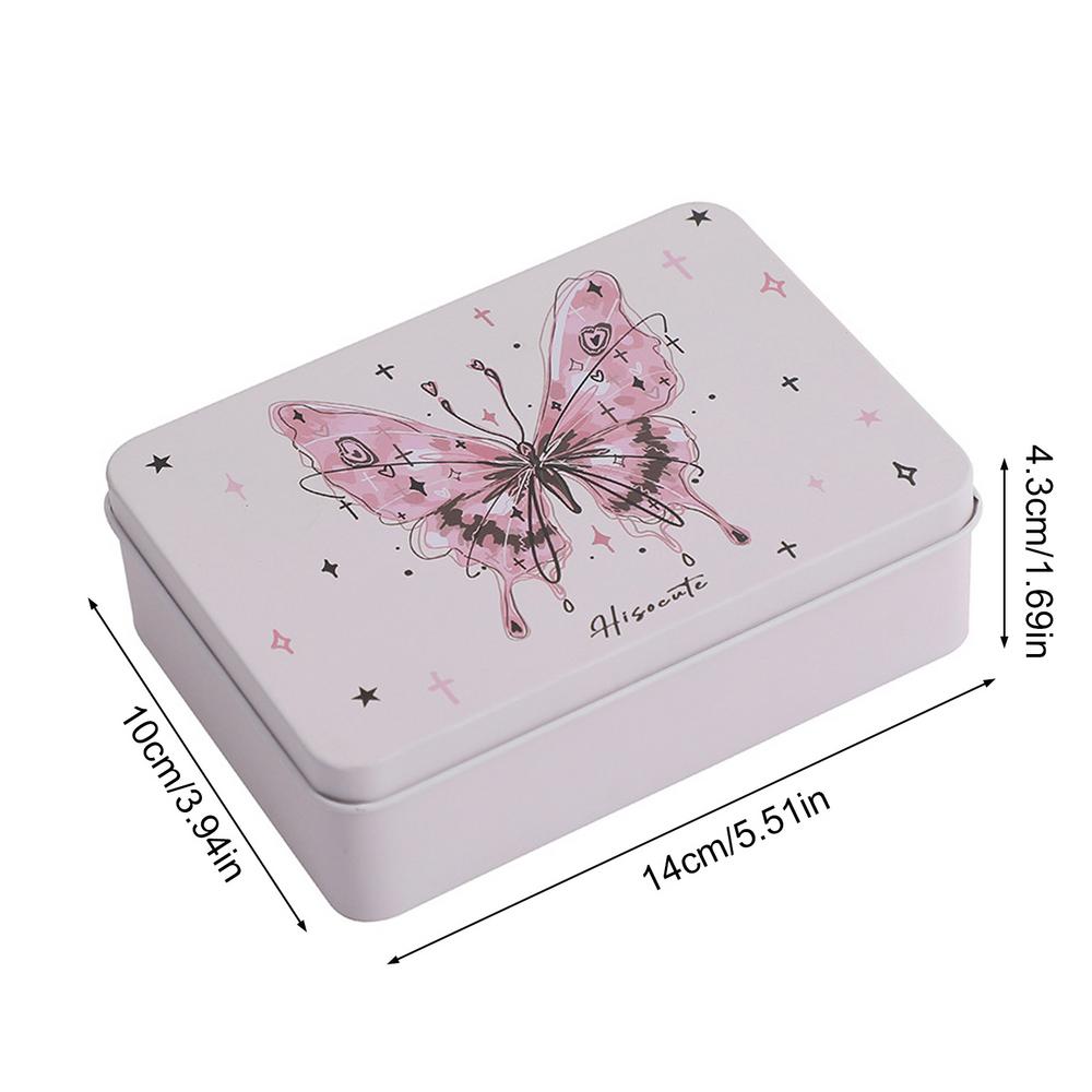 Vintage Trinket Box Cartoon Butterfly Card Storage Case With Lid Home Desk Decor Portable Jewelry Organizer For Rings Earrings
Vintage Trinket Box Cartoon Butterfly Card Storage Case With Lid Home Desk Decor Portable Jewelry Organizer For Rings Earrings