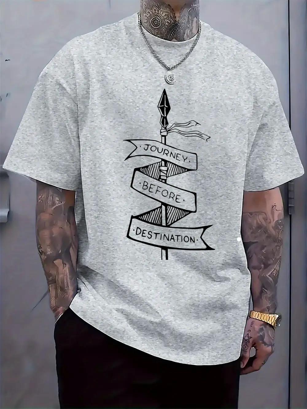 Inspirational Journey Graphic T-shirt - Casual Crew Neck Short Sleeve Tee with Motivational Print L
Inspirational Journey Graphic T-shirt - Casual Crew Neck Short Sleeve Tee with Motivational Print L