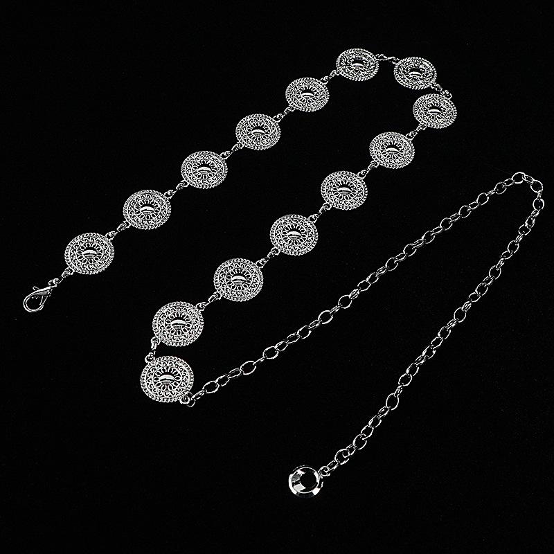 Женская этническая резная металлическая цепочка на талию и пояс для платья
Женская этническая резная металлическая цепочка на талию и пояс для платья