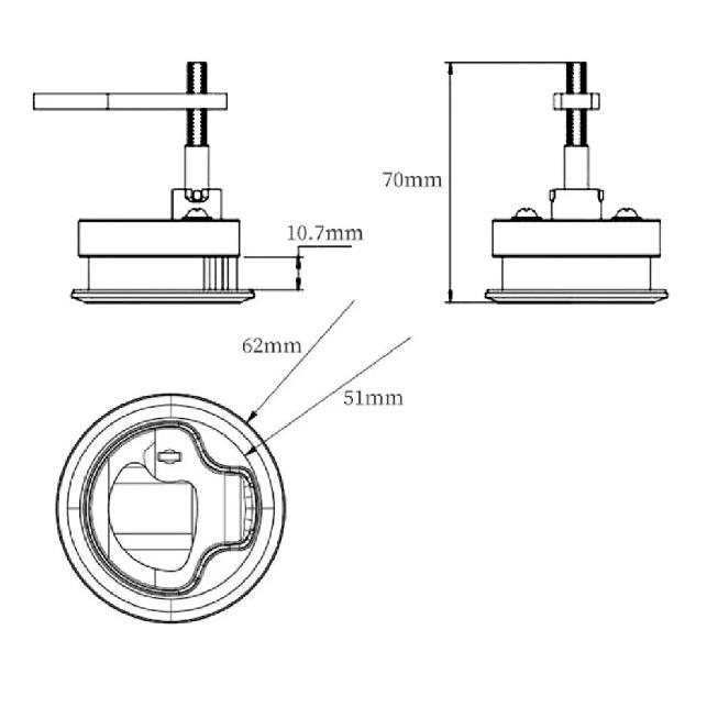 Marine Hardware Stainless Steel Turning Lock Flush Pull Lift Handle Locker Hatch Latch with Key серебряный
Marine Hardware Stainless Steel Turning Lock Flush Pull Lift Handle Locker Hatch Latch with Key серебряный