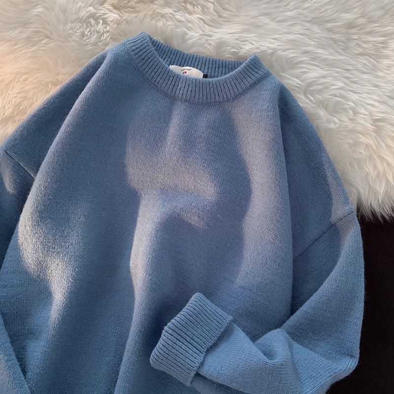 Мужской вязаный пуловер однотонного цвета, Осень/Зима, Простой и универсальный, Круглый вырез горловины, Гонконгский стиль, Базовый свитер из шерсти свободного кроя M
Мужской вязаный пуловер однотонного цвета, Осень/Зима, Простой и универсальный, Круглый вырез горловины, Гонконгский стиль, Базовый свитер из шерсти свободного кроя M