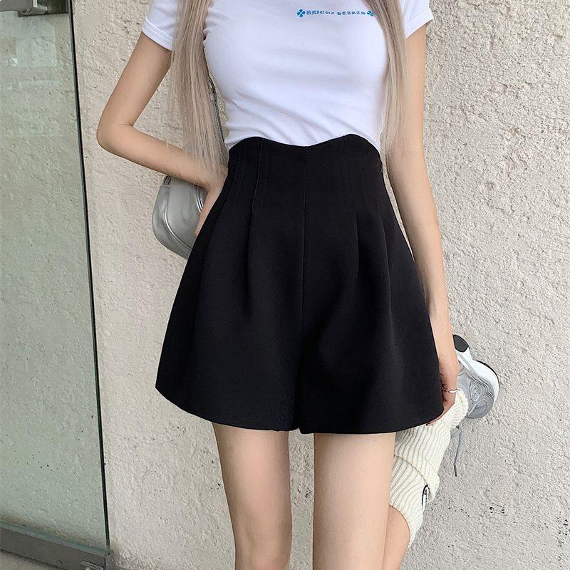2026 Plus Size Black High-Waisted Wide-Leg Slimming Tulip A-Line Casual Shorts for Women L (Recommend 53-60 kg) чорний
2026 Plus Size Black High-Waisted Wide-Leg Slimming Tulip A-Line Casual Shorts for Women L (Recommend 53-60 kg) чорний