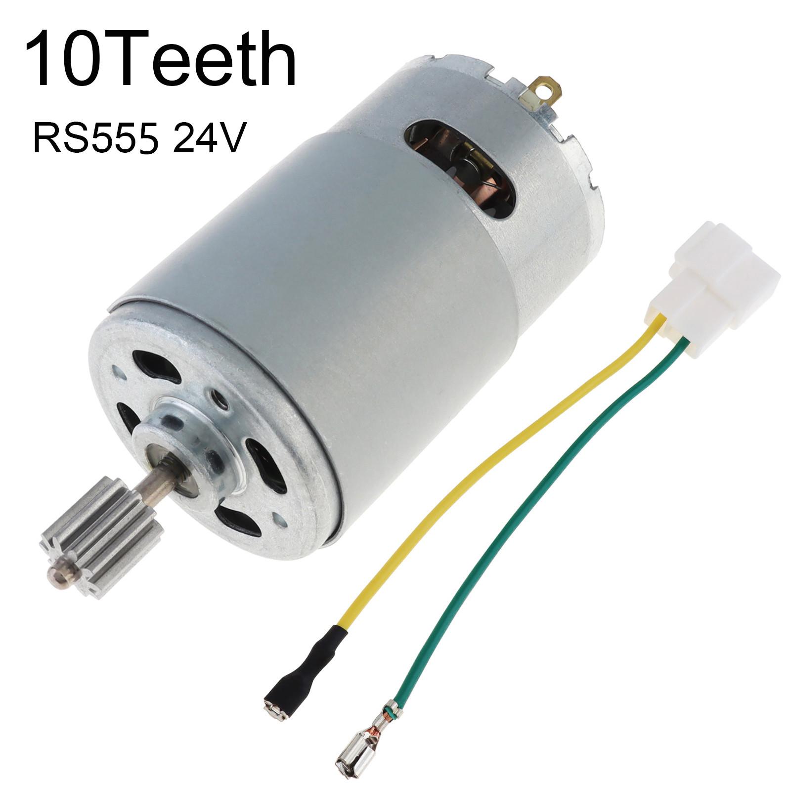 RS555 Двигун постійного струму 10 зубів Kids Ride On Toys Car Motor 24V High Speed Electric Motor for Remote Control Car Motor 40000 RPM
RS555 Двигун постійного струму 10 зубів Kids Ride On Toys Car Motor 24V High Speed Electric Motor for Remote Control Car Motor 40000 RPM