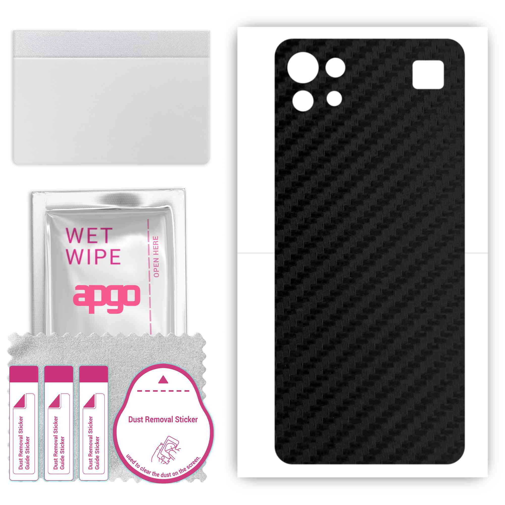 apgo Protective Skin Sticker for the back compatible with LG K92 5G, Wrap Film, Foil, Vinyl - Pattern Carbon Black
apgo Protective Skin Sticker for the back compatible with LG K92 5G, Wrap Film, Foil, Vinyl - Pattern Carbon Black