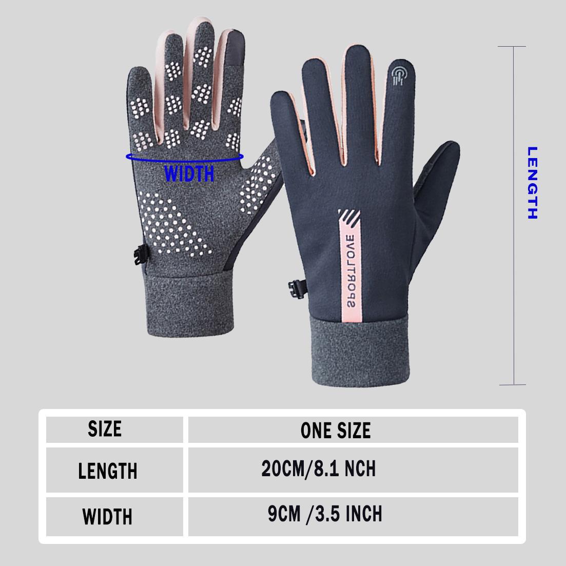 Durable And Safe Touch Screen Waterproof Thermal Sport Gloves Women Men Cycling Gloves Perfect For Running Driving Hiking Walking Working
Durable And Safe Touch Screen Waterproof Thermal Sport Gloves Women Men Cycling Gloves Perfect For Running Driving Hiking Walking Working