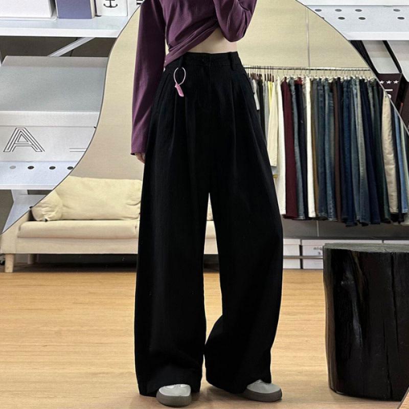 Plus Size High Waist Pleated Black Wide Leg Jeans for Women Extra Large чёрный
Plus Size High Waist Pleated Black Wide Leg Jeans for Women Extra Large чёрный