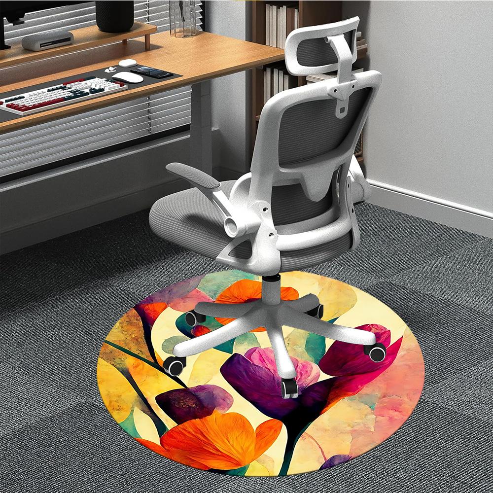 1pc Floral Abstract Office Round Area Rug, Indoor Mat Suitable ForOffice, Under Office Chairs Bedroom Living Room Home Decor, Room Decot050 80cm by 80cm
1pc Floral Abstract Office Round Area Rug, Indoor Mat Suitable ForOffice, Under Office Chairs Bedroom Living Room Home Decor, Room Decot050 80cm by 80cm