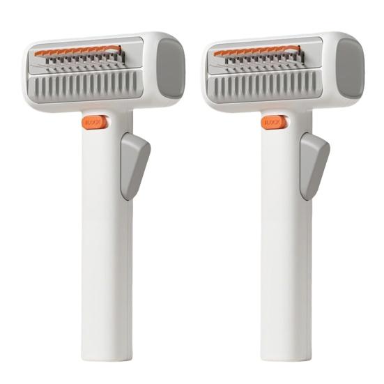 Pet Self-Detangling Grooming Comb 2-in-1 Deshedding Tool Gentle Undercoat Rake Pet Brush Removes Loose Fur Prevents Mats Tangles for Long 2pcs
Pet Self-Detangling Grooming Comb 2-in-1 Deshedding Tool Gentle Undercoat Rake Pet Brush Removes Loose Fur Prevents Mats Tangles for Long 2pcs