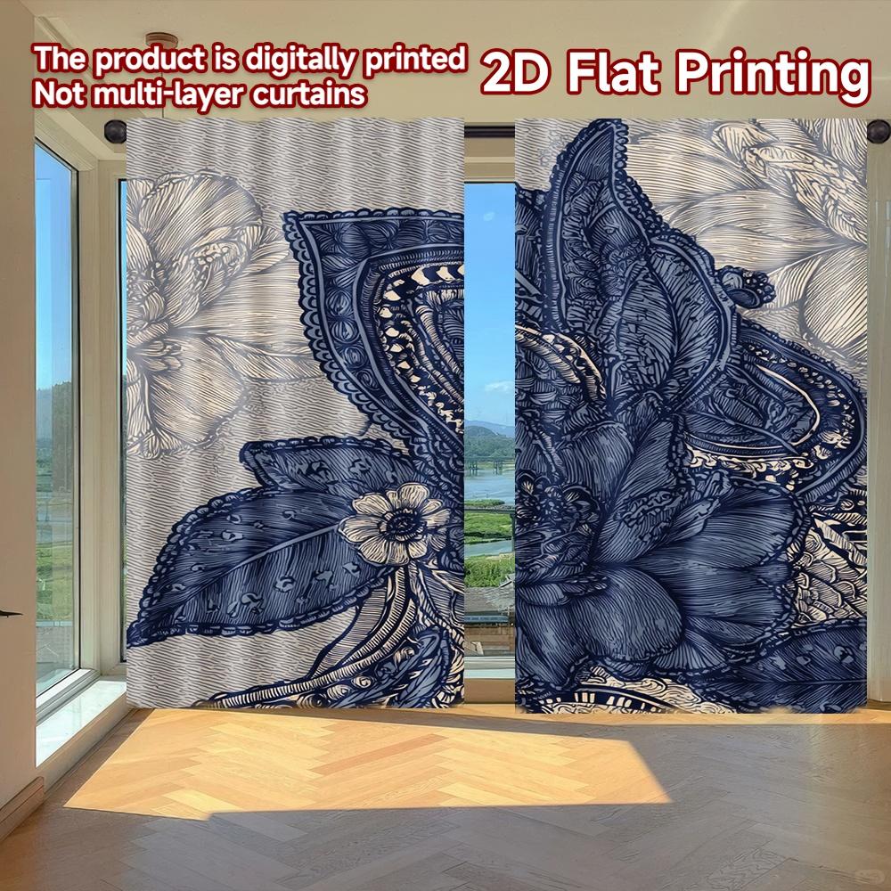 Flat Printing Curtains Without Rod Floral Swirls Design Women Is Day Festival Creative Polyester Set Of 2 Made W100*H70(CM)-Grommet top&1PCS
Flat Printing Curtains Without Rod Floral Swirls Design Women Is Day Festival Creative Polyester Set Of 2 Made W100*H70(CM)-Grommet top&1PCS