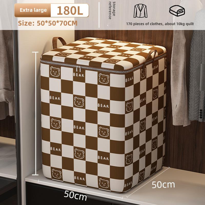 Большие сумки для хранения одеял, утолщенные сумки для хранения одежды с застежкой-молнией, складные контейнеры для хранения при переезде, постельное белье, одеяла, пледы 180L Bag коричневый
Большие сумки для хранения одеял, утолщенные сумки для хранения одежды с застежкой-молнией, складные контейнеры для хранения при переезде, постельное белье, одеяла, пледы 180L Bag коричневый