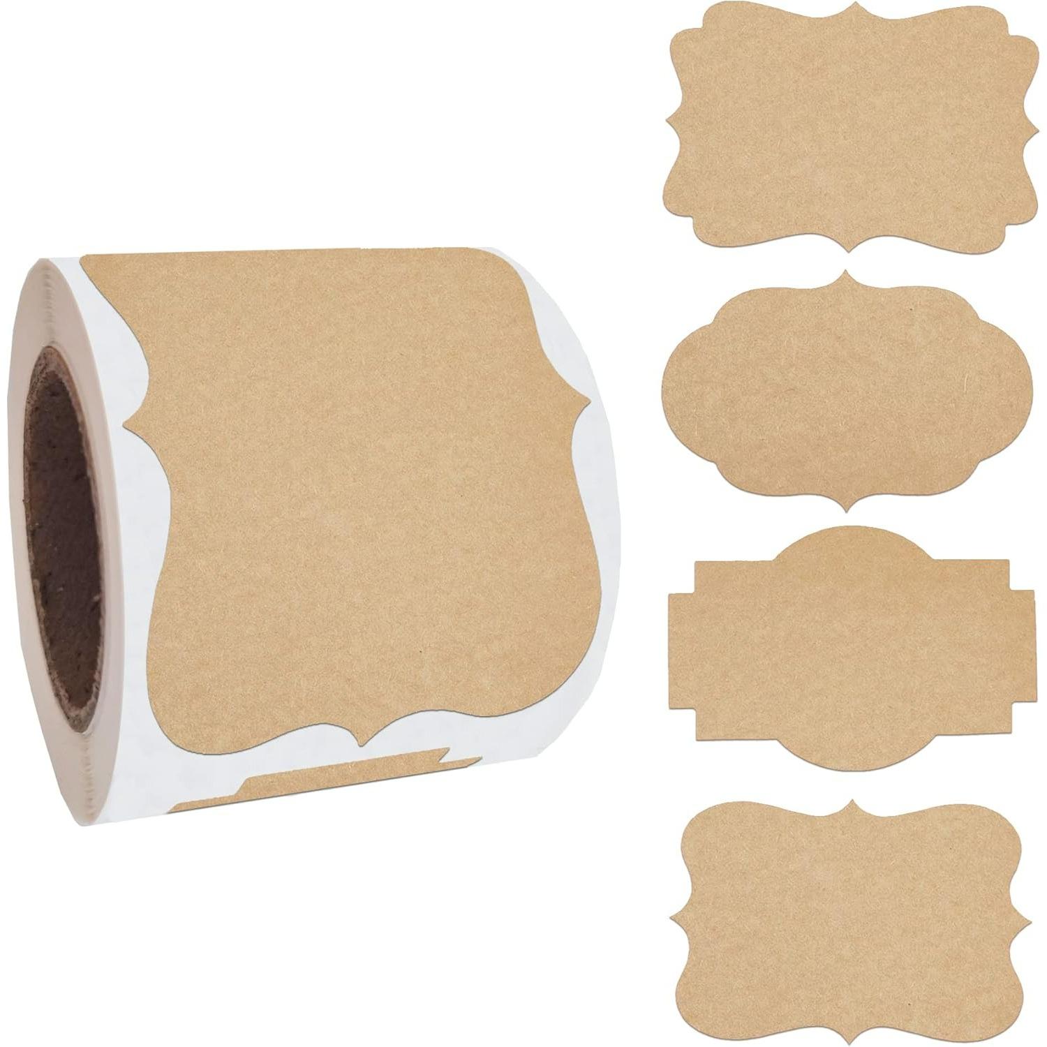 2 x 3 Kraft Label Stickers Writable Gift Labels, 200PCS Self-Adhesive Brown Labels for Essential Oil Bottle, Jars, Food Storage or Gift Decoration X
2 x 3 Kraft Label Stickers Writable Gift Labels, 200PCS Self-Adhesive Brown Labels for Essential Oil Bottle, Jars, Food Storage or Gift Decoration X