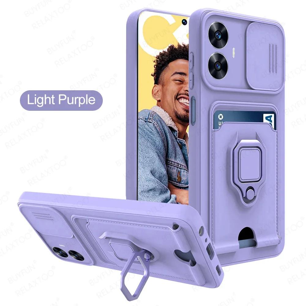 Чохол із захистом камери, що ковзає, для Realme C67 C55 C20 C21 C11 4G Reno 5 Lite 5f 5z, чохол-гаманець для карток з магнітним кріпленням для автомобіля For Realme C55 фіолетовий
Чохол із захистом камери, що ковзає, для Realme C67 C55 C20 C21 C11 4G Reno 5 Lite 5f 5z, чохол-гаманець для карток з магнітним кріпленням для автомобіля For Realme C55 фіолетовий