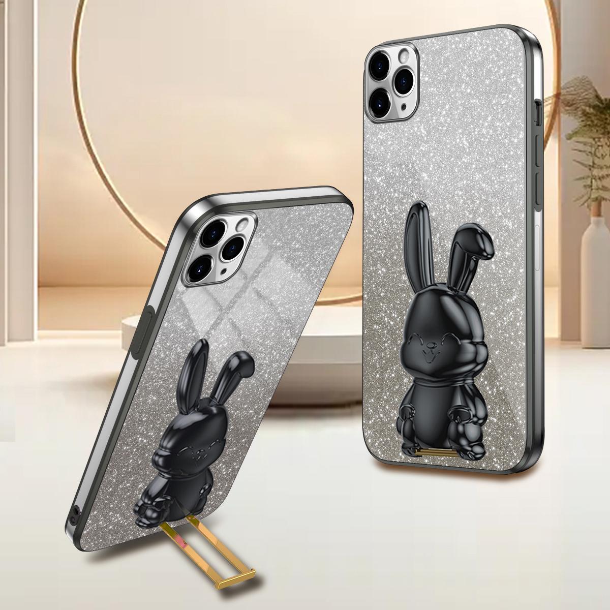 For iPhone 11 Pro Max Cartoon Rabbit Case Pull-out Kickstand Smart Phone Cover Black
For iPhone 11 Pro Max Cartoon Rabbit Case Pull-out Kickstand Smart Phone Cover Black