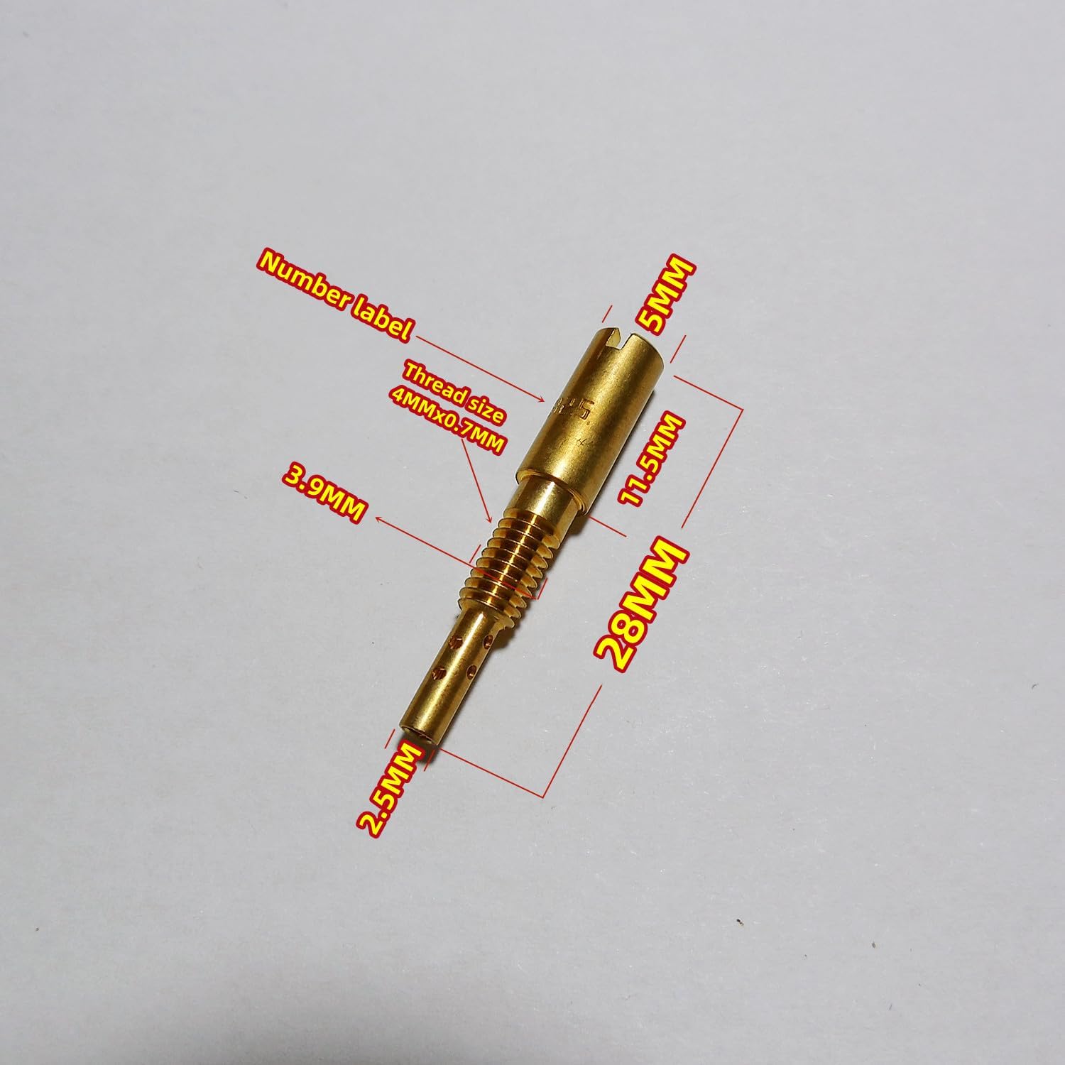 (12 шт/упаковка) Для карбюратора Mikuni N224.103 (ТМХ36) 2,5 мм распыленная головка пилотной струи/медленная струя (10-12,5-15-17,5-20-22,5-25-27,5-30-32,5-35-37,5) 10-12.5-15-17.5-20-22.5-2
(12 шт/упаковка) Для карбюратора Mikuni N224.103 (ТМХ36) 2,5 мм распыленная головка пилотной струи/медленная струя (10-12,5-15-17,5-20-22,5-25-27,5-30-32,5-35-37,5) 10-12.5-15-17.5-20-22.5-2