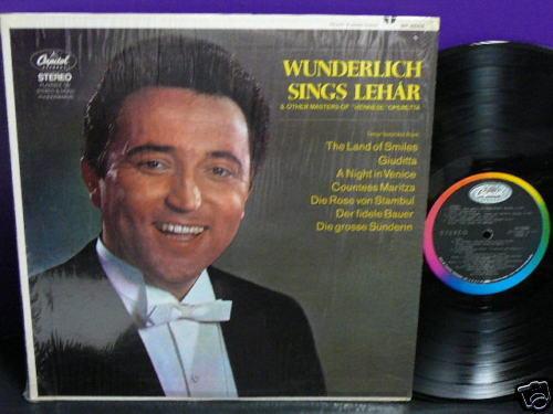 LP Record FRITZ WUNDERLICH Wunderlich Sings Lehr SP8688 CAPITOL RECORD US Classical Used
LP Record FRITZ WUNDERLICH Wunderlich Sings Lehr SP8688 CAPITOL RECORD US Classical Used