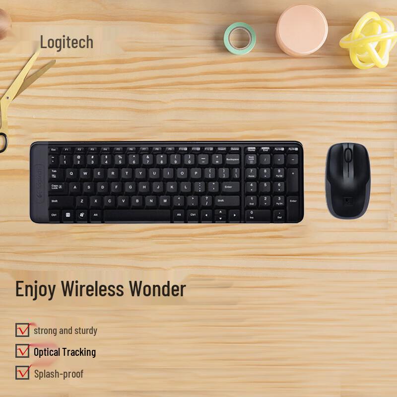 Logitech MK220 Wireless Keyboard and Mouse Combo
Logitech MK220 Wireless Keyboard and Mouse Combo