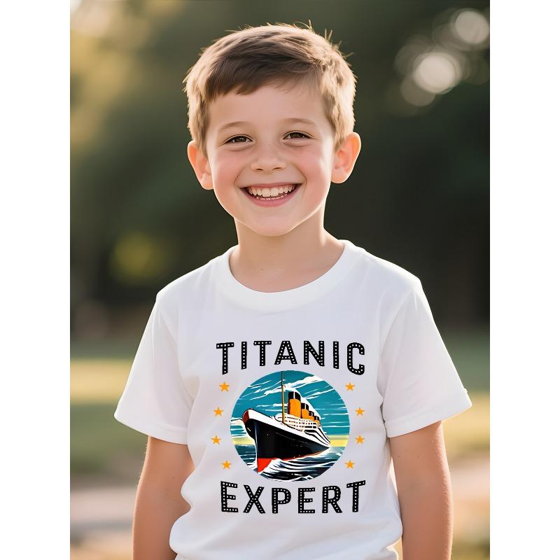 European sizes Boys T-Shirt - Quick-Dry Breathable Tee with Cartoon Ship Design for Outdoor Sports, Casual Wear & Beach Activities 98cm белый
European sizes Boys T-Shirt - Quick-Dry Breathable Tee with Cartoon Ship Design for Outdoor Sports, Casual Wear & Beach Activities 98cm белый