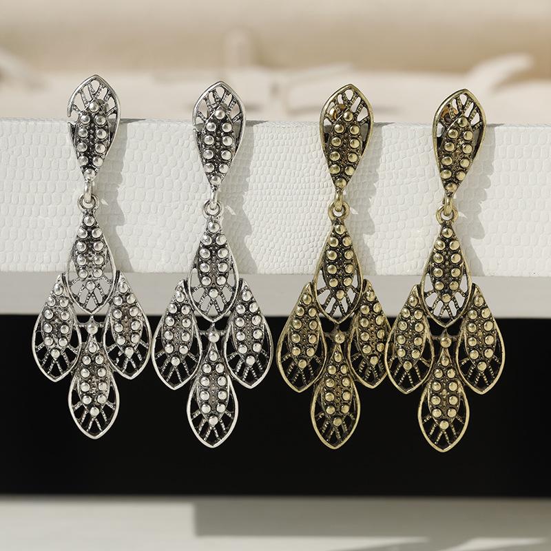 Vintage Chinese Ethnic Tassel Earrings with Feather and Water Drop Design - Long Dangle Earrings for Women. античный бронзовый
Vintage Chinese Ethnic Tassel Earrings with Feather and Water Drop Design - Long Dangle Earrings for Women. античный бронзовый