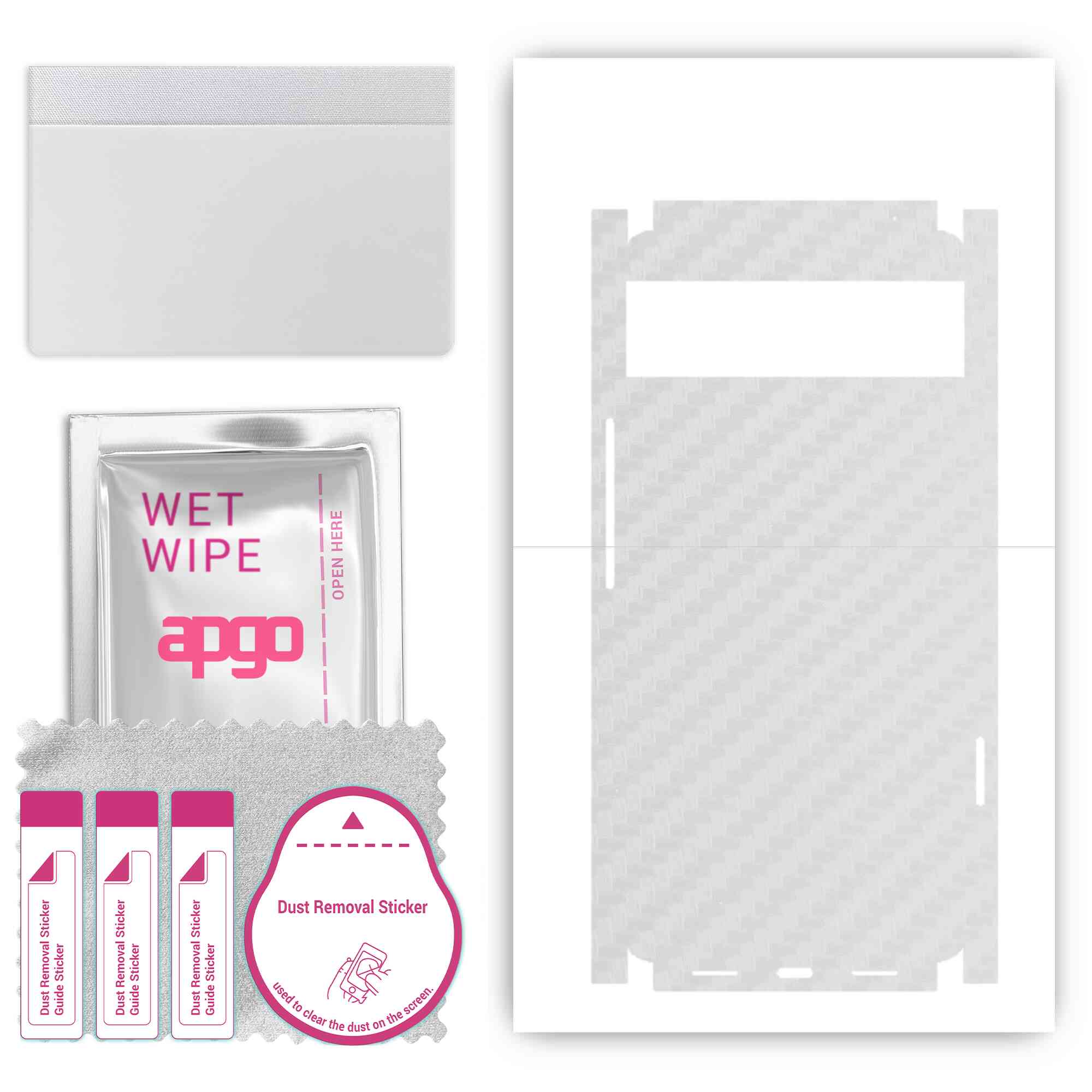 apgo Protective Skin Sticker for the back+sides compatible with Google Pixel 6, Full Wrap Film, Foil, Vinyl - Pattern Transparent Carbon
apgo Protective Skin Sticker for the back+sides compatible with Google Pixel 6, Full Wrap Film, Foil, Vinyl - Pattern Transparent Carbon