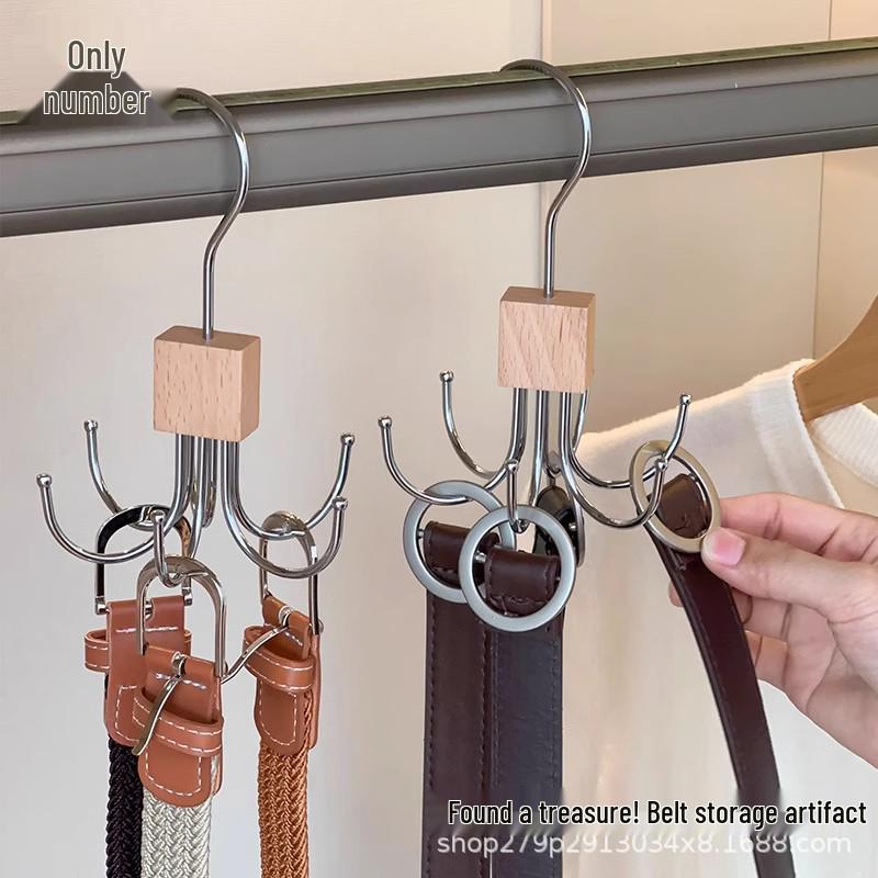 Rotating Bag and Hat Hook: Multifunctional Wardrobe and Dorm Storage Rack Natural Wood 6-Claw Hook
Rotating Bag and Hat Hook: Multifunctional Wardrobe and Dorm Storage Rack Natural Wood 6-Claw Hook