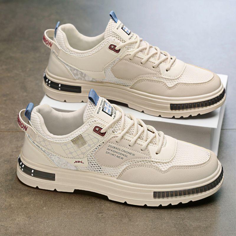 Мужская обувь, весенне-летняя парусиновая дышащая повседневная обувь для досок, мужские модные трендовые низкие белые туфли, кроссовки 44 бежевый
Мужская обувь, весенне-летняя парусиновая дышащая повседневная обувь для досок, мужские модные трендовые низкие белые туфли, кроссовки 44 бежевый