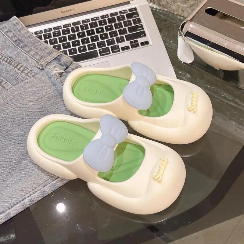 Casual Slippers Women Home Summer Mules Fashion Designer Shoes Girls 2024 Cartoon Bow Cute Platform Slides Flats Indoor Sandals 35-36 чёрный
Casual Slippers Women Home Summer Mules Fashion Designer Shoes Girls 2024 Cartoon Bow Cute Platform Slides Flats Indoor Sandals 35-36 чёрный