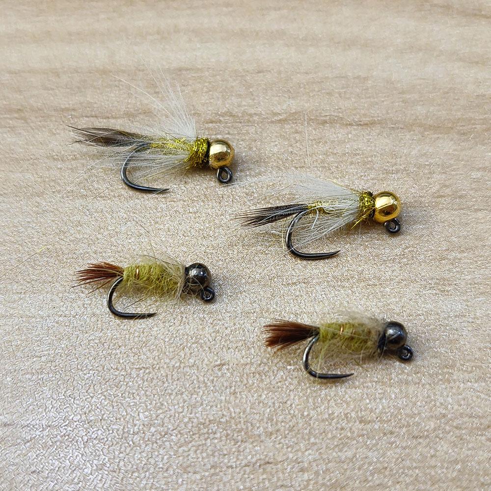 4PCS #12#14 Jig Nymph Wet Fly Tungsten Bead Head Barbless Fast Sinking Euro Nymph Fly Trout Fishing Lures Baits
4PCS #12#14 Jig Nymph Wet Fly Tungsten Bead Head Barbless Fast Sinking Euro Nymph Fly Trout Fishing Lures Baits