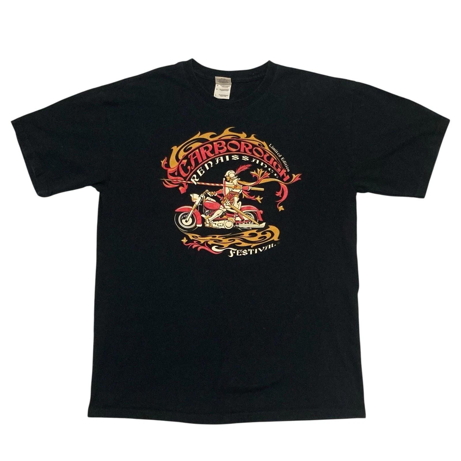 VTG Scarborough Renaissance Festival Special Edition Biker T-shirt L Gildan Y2K 4XL
VTG Scarborough Renaissance Festival Special Edition Biker T-shirt L Gildan Y2K 4XL