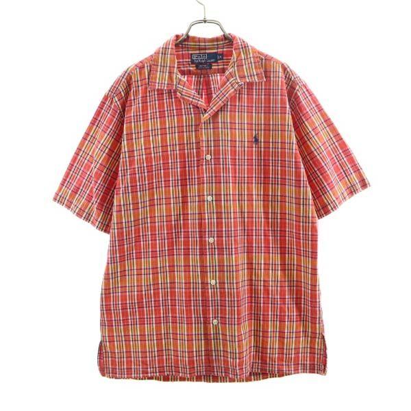 Polo by Ralph Lauren 90s vintage check Short sleeve Open collar shirt Men s Used
Polo by Ralph Lauren 90s vintage check Short sleeve Open collar shirt Men s Used