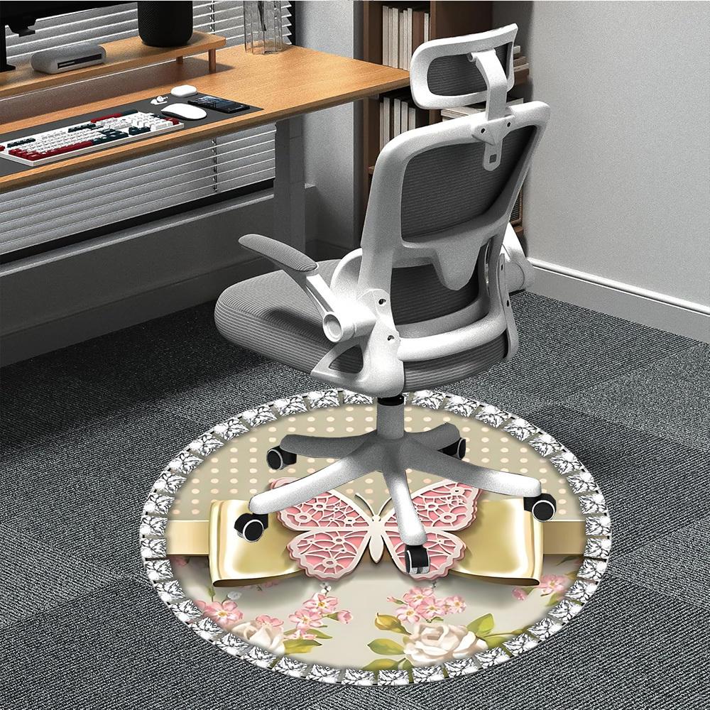 1pc Butterfly Ribbon Floral Chair Carpet for Office, Non-slip, Soft and Durable Office Rug, Perfect for Office yy260131002 80cm by 80cm
1pc Butterfly Ribbon Floral Chair Carpet for Office, Non-slip, Soft and Durable Office Rug, Perfect for Office yy260131002 80cm by 80cm