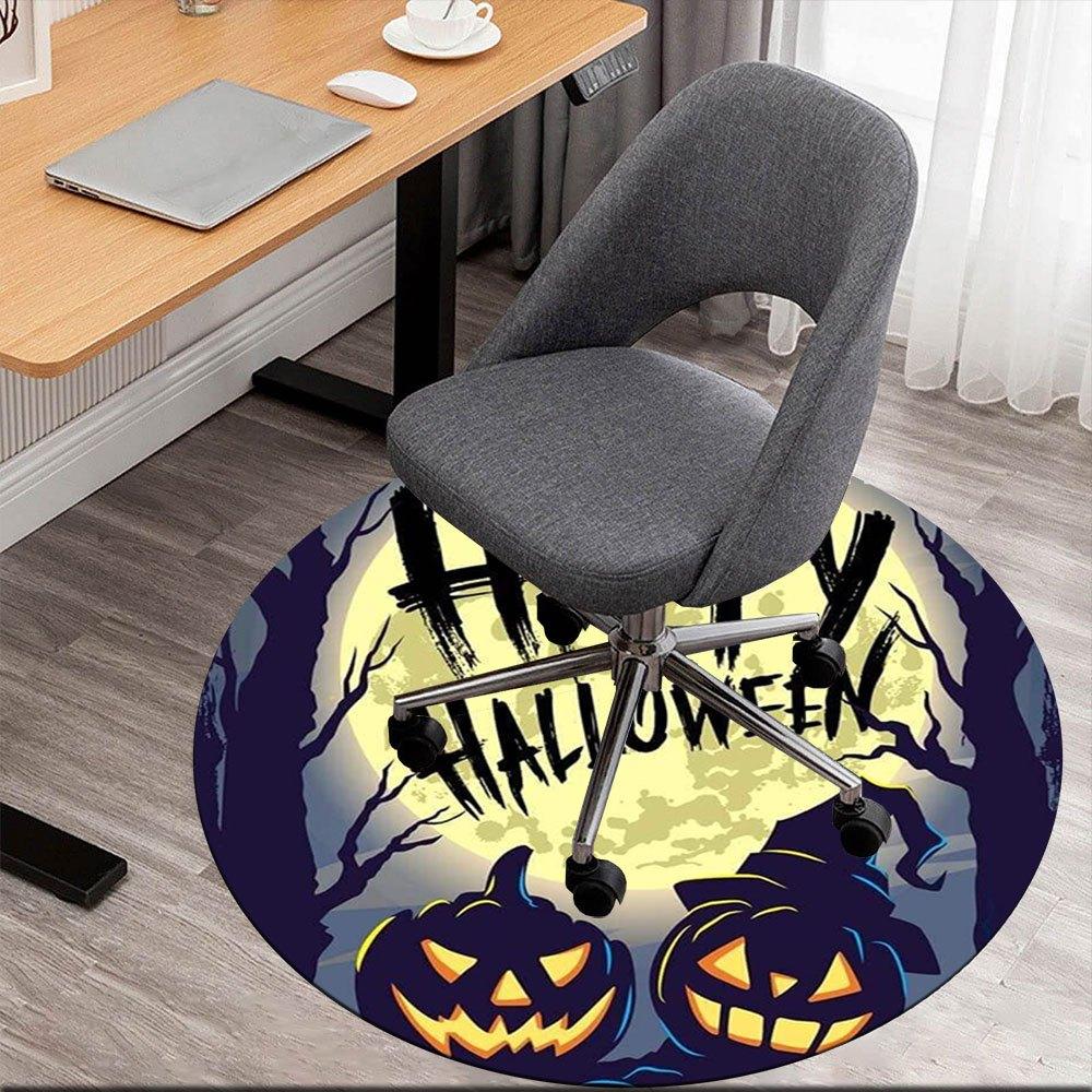Halloween Party Decorations - Spooky Jack-o -Lanterns & Full Moon SceneRound Non-Slip chair mat chair carpet for office Rugs for Office Decor Gift For 80cm by 80cm
Halloween Party Decorations - Spooky Jack-o -Lanterns & Full Moon SceneRound Non-Slip chair mat chair carpet for office Rugs for Office Decor Gift For 80cm by 80cm