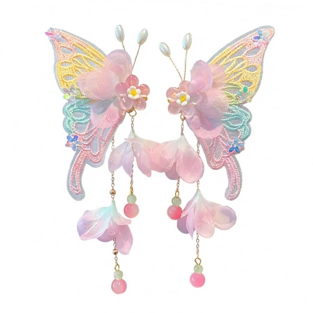 2pcs/set Silk Butterfly Hairpin Flower Floral Hair Clips Hanfu Ornaments Hair Accessories
2pcs/set Silk Butterfly Hairpin Flower Floral Hair Clips Hanfu Ornaments Hair Accessories